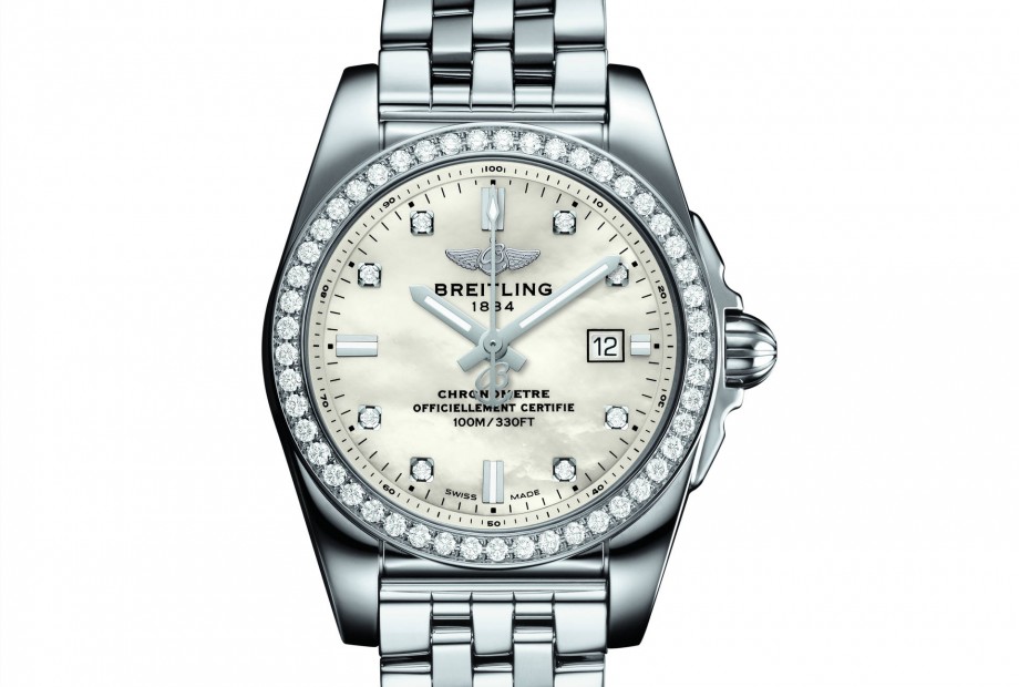 Gem-set Bezels Replica Breitling Galactic Watches